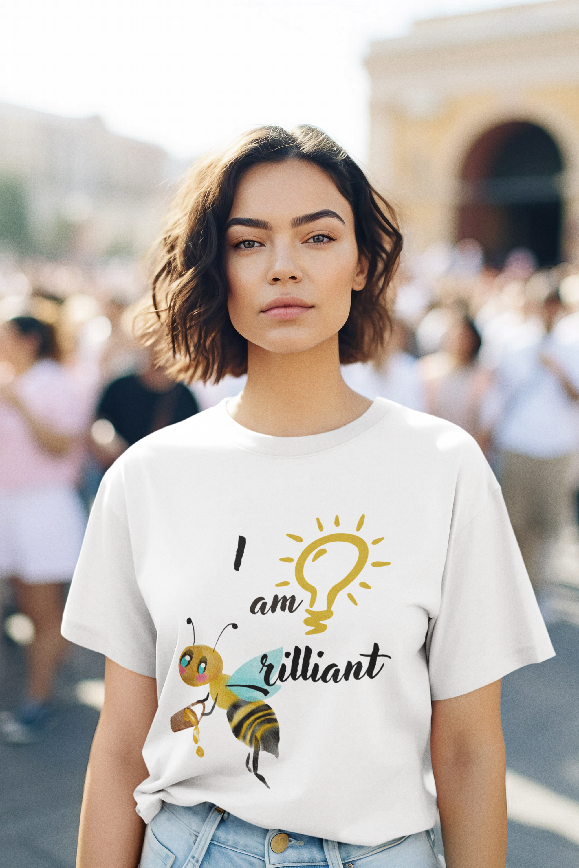 I Am Bee-rilliant -Unisex Premium t-shirt
